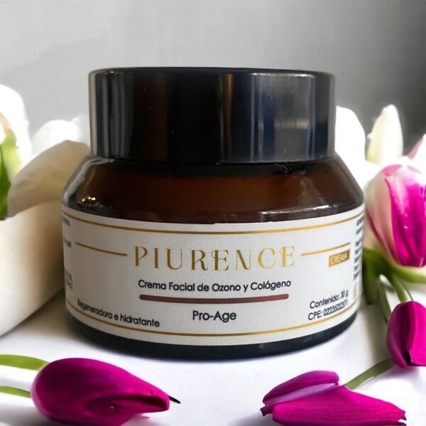 crema facial de ozono y colágeno